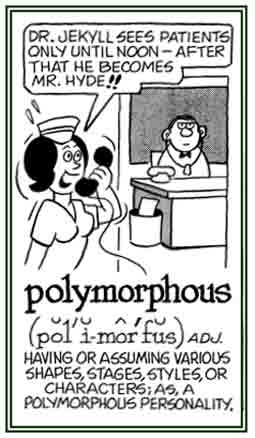 Having various styles, shapes, or characters.