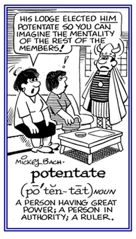 A person in authority.