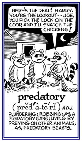 Hunting animals for food.