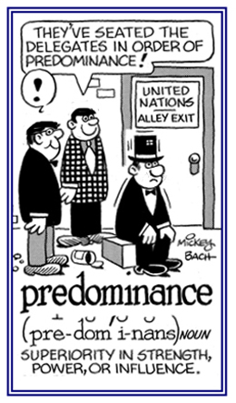 Superiority in power or influence.