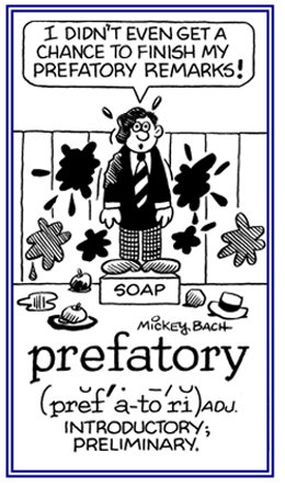 An introduction to a conference or a meeting.