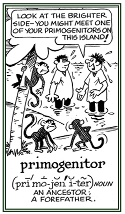 An ancestor or forefather.