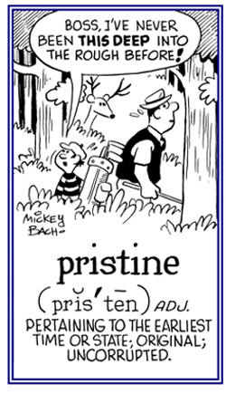 Referring to the earliest time or condition.