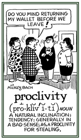 A natural behavior which can be bad.