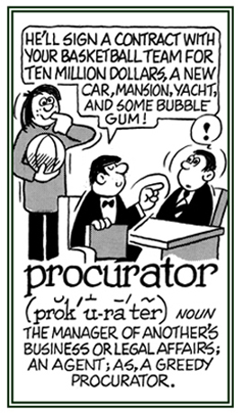 An agent or manager of another person's business or legal affairs.