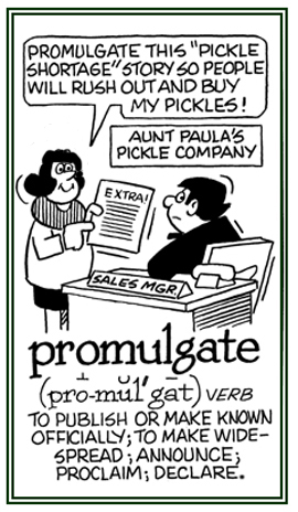 Make a public declaration or statement.