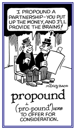 To offer for consideration.