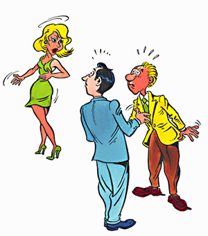 Viewing a callipygian or the act of pygoscopia.