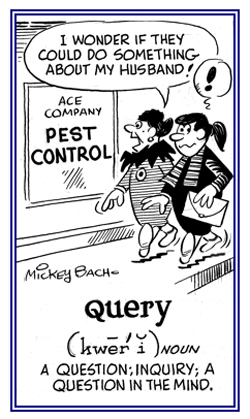 A question about a possibility of doing something.