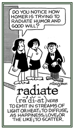 To scatter love and happiness to other people.