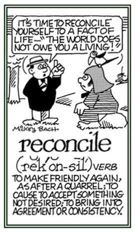 To bring into agreement.