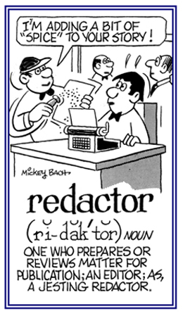 An editor who reviews publications.