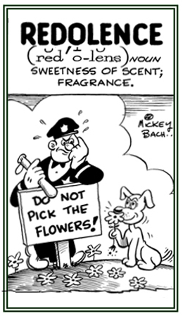 A sweetness of smell.