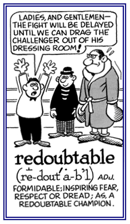 Inspiring fear or dread.