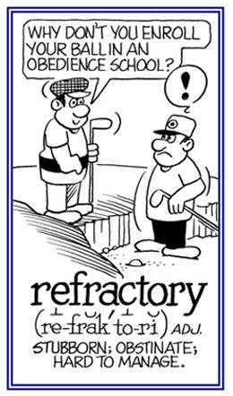 Relating to being hard to manage.