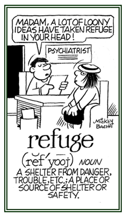 Protection or place for safety.