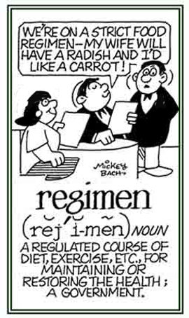 A course of diet, exercise, etc.