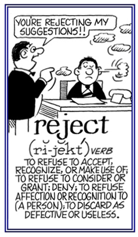 To refuse to accept, recognize, or make use of.