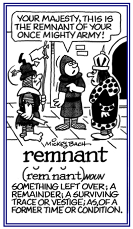 Relating to a surviving remainder.