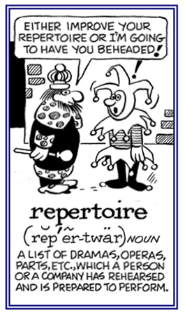 Dramas or operas rehearsed for public viewing.