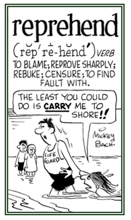 To sharply criticize.