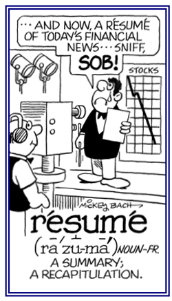 A summary or recapitulation.