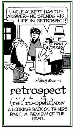 A review of the past.