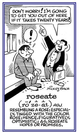 Referring to being optimistic.