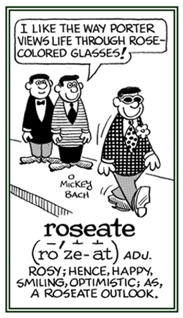 Conveying a happy situation.