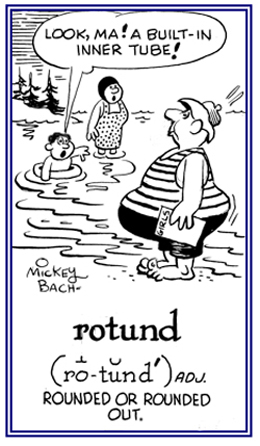 Conveying someone who is abnormally large because of being plumpy.