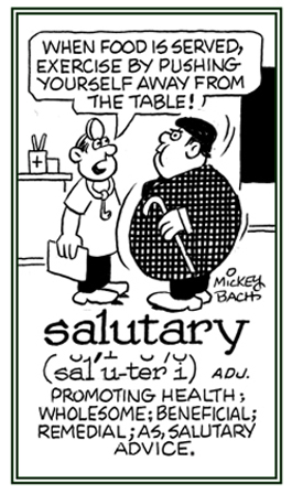 A reference to advice for the promotion a person's healthy existence .