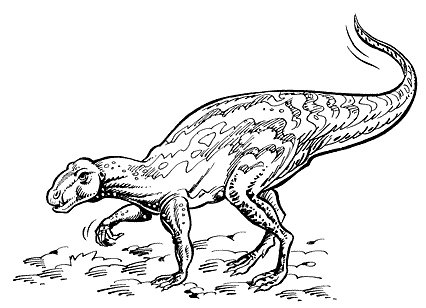 Dinosaur on the prowl.