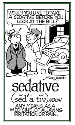 A medicine for relieving pain or an irritation.