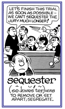 To segregate or to set apart.