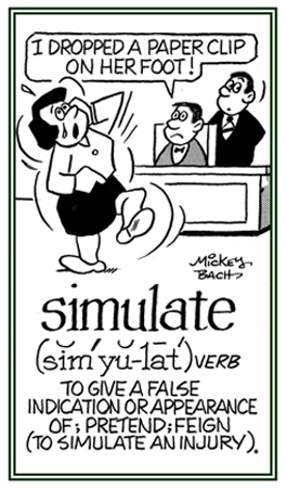 To give a false indication or something.