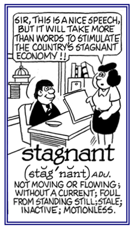 Pertaining to being inactive or motionless.