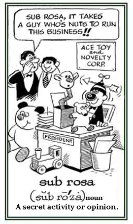 Confidential, private, and secrect.