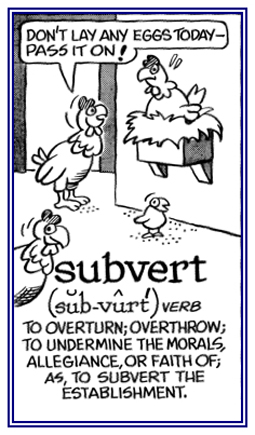 To undermine the allegiance of.