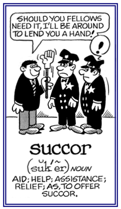 Help or relief that is offered to others.