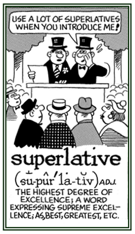 A reference tp high quality or being supreme.