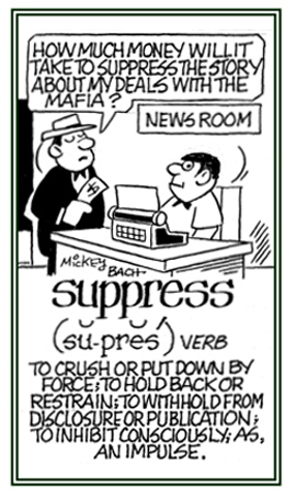 To hold back or to restrain from disclosing.