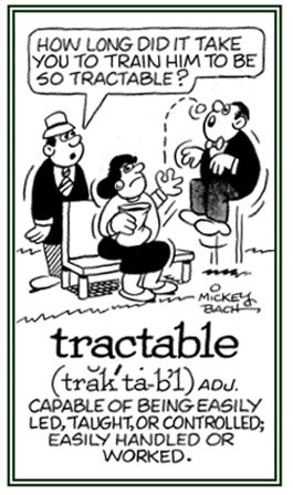 Easily handled or worked.