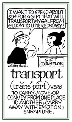 To carry away with rapture or strong emotion.