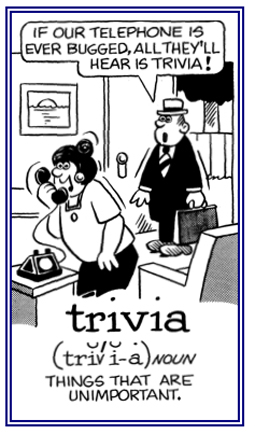 Things which are not important.