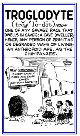 Ancient cave dwellers.