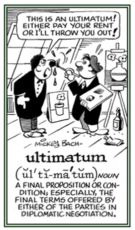 A proposition or condition.