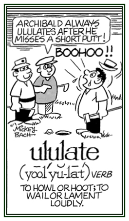 To wail, to cry out, or to lament loudly.