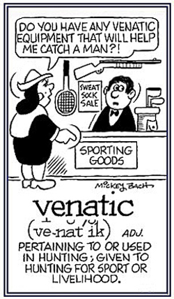 Hunting or chasing for sport.