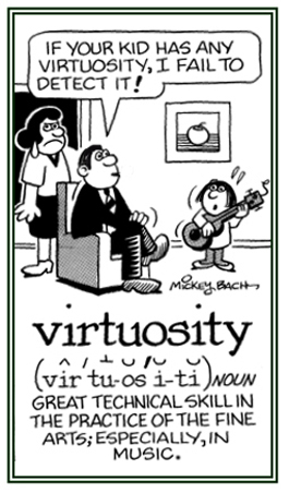 A person who is supposed to have skill in playing music.